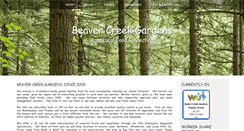 Desktop Screenshot of beavercreekgardens.org
